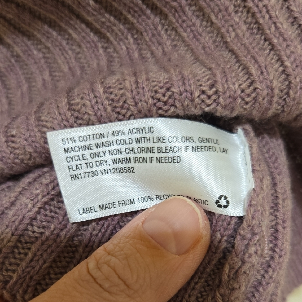 Wild Fable Lavender Ribbed Crop Top - Picture 3 of 7